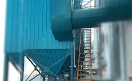 نظام جمع ومعالجة دخان الزنك